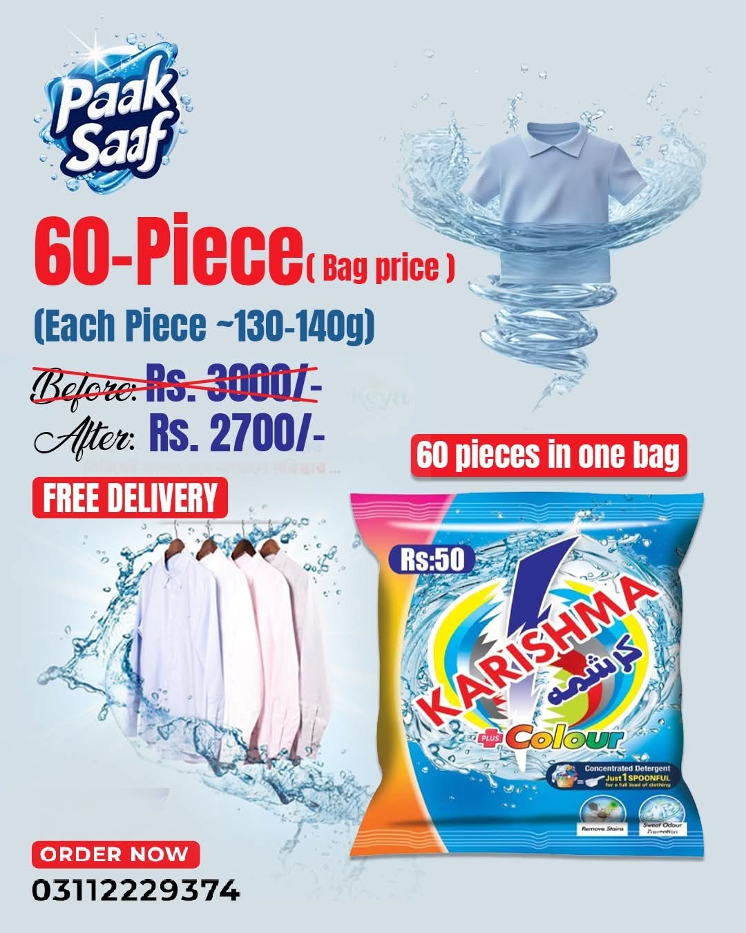 Paak Saaf Surf – 180 Pieces Box - Image 2